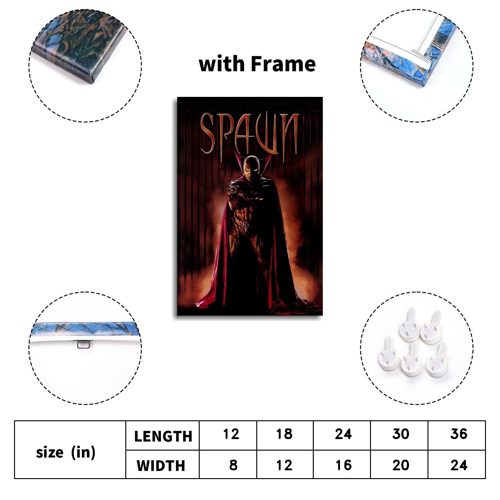 Amazon.com: Spawn (1997) Movie Poster Wall Art Action Movies