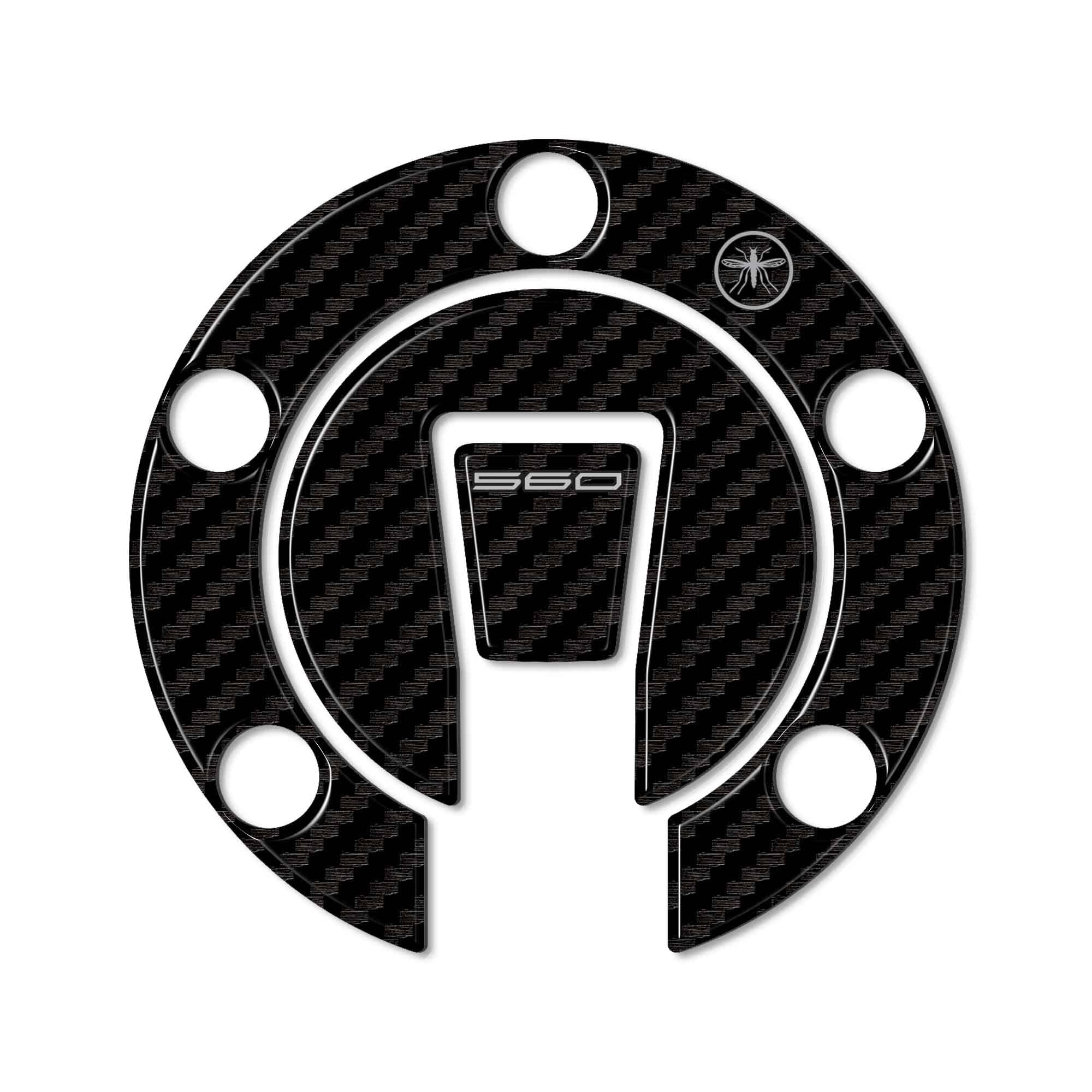 LABELBIKE - Pegatina 3D de Resina Decoración y Protección del Tapón de Depósito de Moto Scooter Compatible con Yamaha Tmax 2022-2024