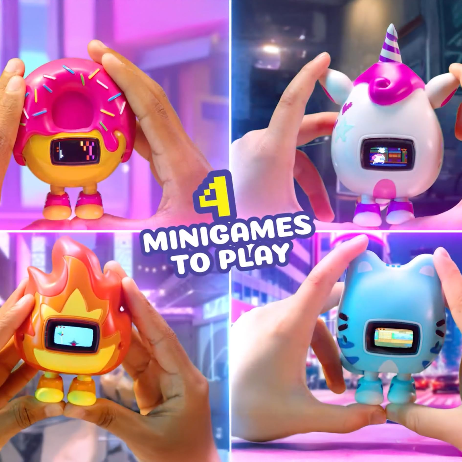 Giochi Preziosi - Beep Boop Tochi, Personaggio Interattivo Da Accudire, Animale virtuale Fuoco Con Moschettone, 4 Mini Giochi e 70 Suoni, Gioco per Bambini dai 5 anni