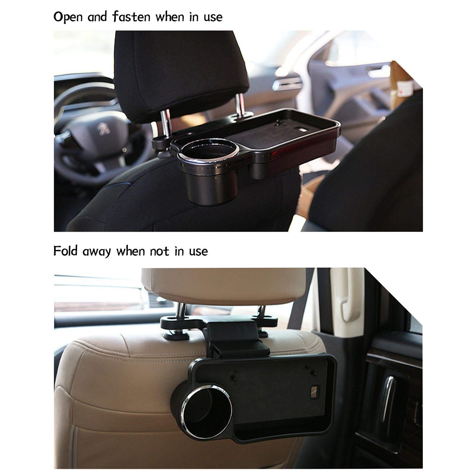 Amazon | リアトレイ 車用 リアドリンク&トレイ 自動車用 車内 後部