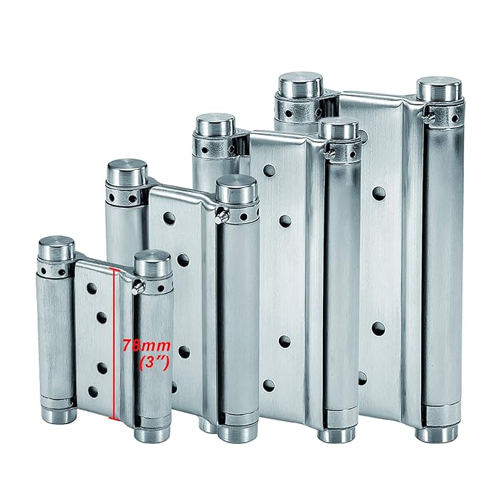 Buy LOOTICH Heavy Duty Double Action Stainless Steel Spring Hinges 3