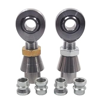 1/2 X 3 / 4-16 مجموعة Chromoly Panhard Bar مع 1 / 2-3 / 8 فواصل عالية غير متوازنة و Bung .250 ، Rod End ، Heim Joint