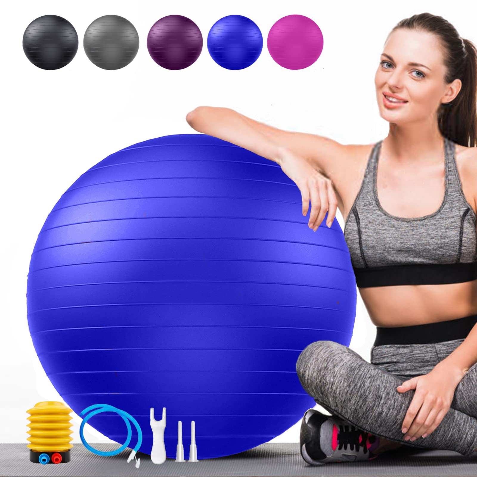 Yoga-0299 Soft Exercise Ball, Pilates Yoga Ball