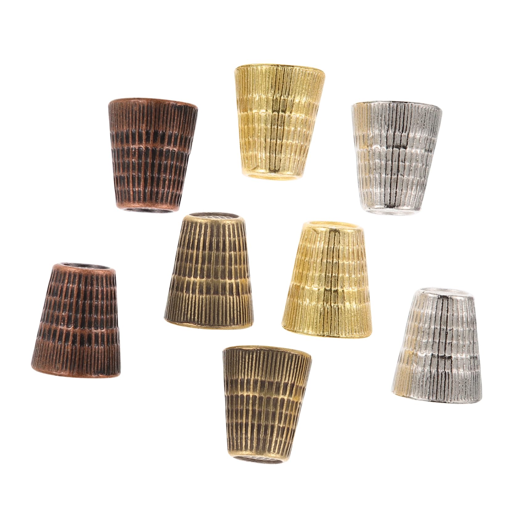 Operitacx 40stücke Teiliges Kupfer-nähdorn Vintage Fingerhut Und Praktischer Fingerschutz Für Für Handwerkliche Näharbeiten Und Quilten Erhältlich Und Antikbronze