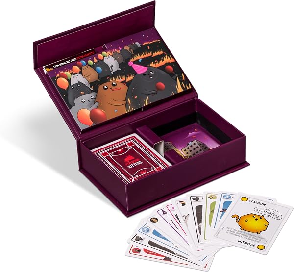 Exploding Kittens Asmodee PARTY PACK – Nuova Versione – Gioco da Tavolo Divertente per Famiglie, Bambini e Amici – Carte da Gioco – Idea Regalo – 2-10 Giocatori – 7+ Anni – Edizione in Italiano - 2