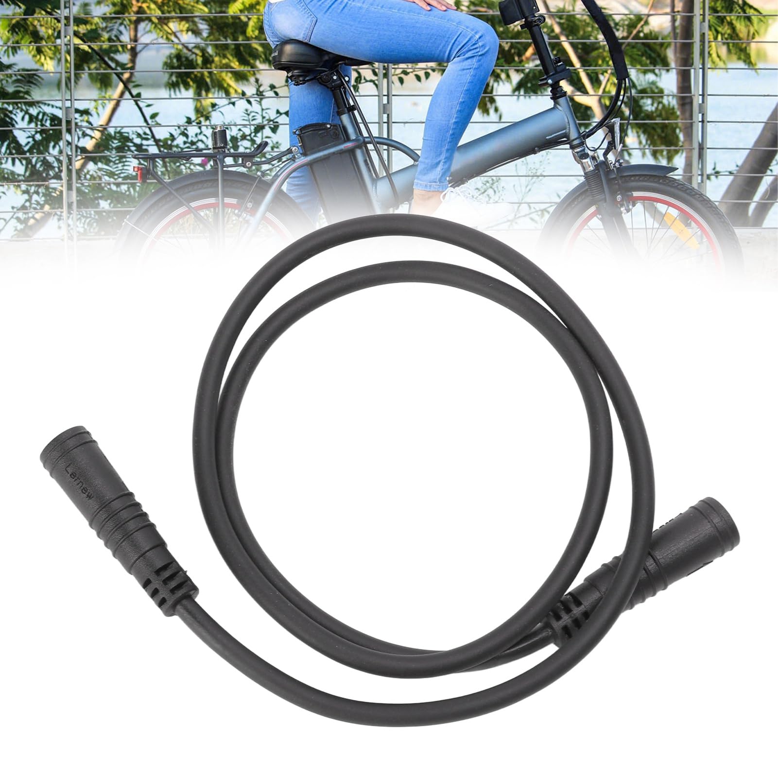 Fydun Câble Extension Écran Vélo Électrique – 5 Broches Étanche IP65 – Connecteur Mâle, Remplacement