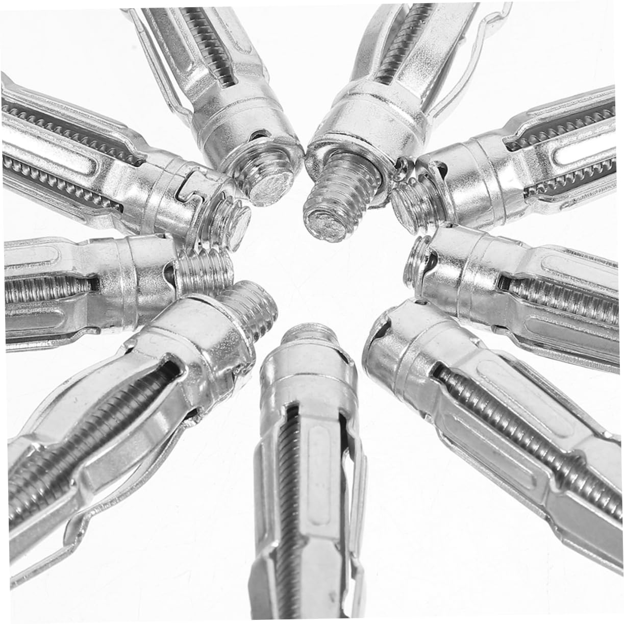 FUNOMOCYA 25Pcs Heavy Duty Drywall Anchors Hollow Drive Screws for Secure Wall Fixing for Plaster Drywall Projects Reliable Expansion Nuts