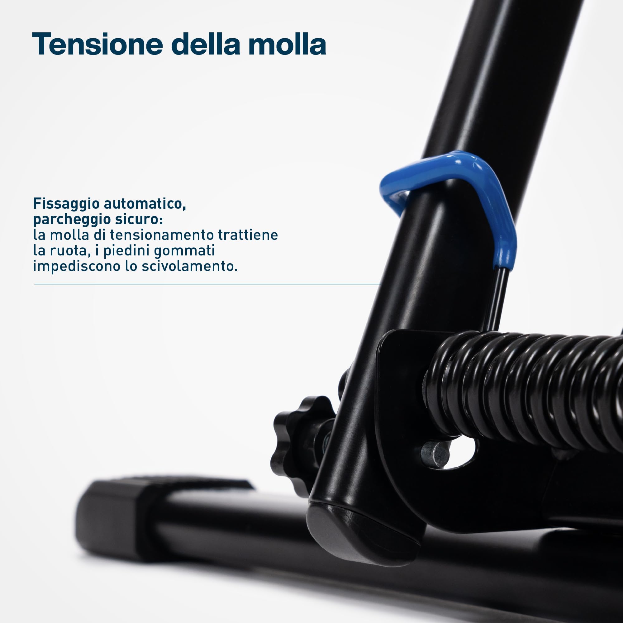 Cavalletto per Bici da Terra per Bici Fino a 29" Pollici | Cavalletto per Ruota Anteriore e Posteriore incl. Montaggio a Terra | Stanley Stand di BikeBroz