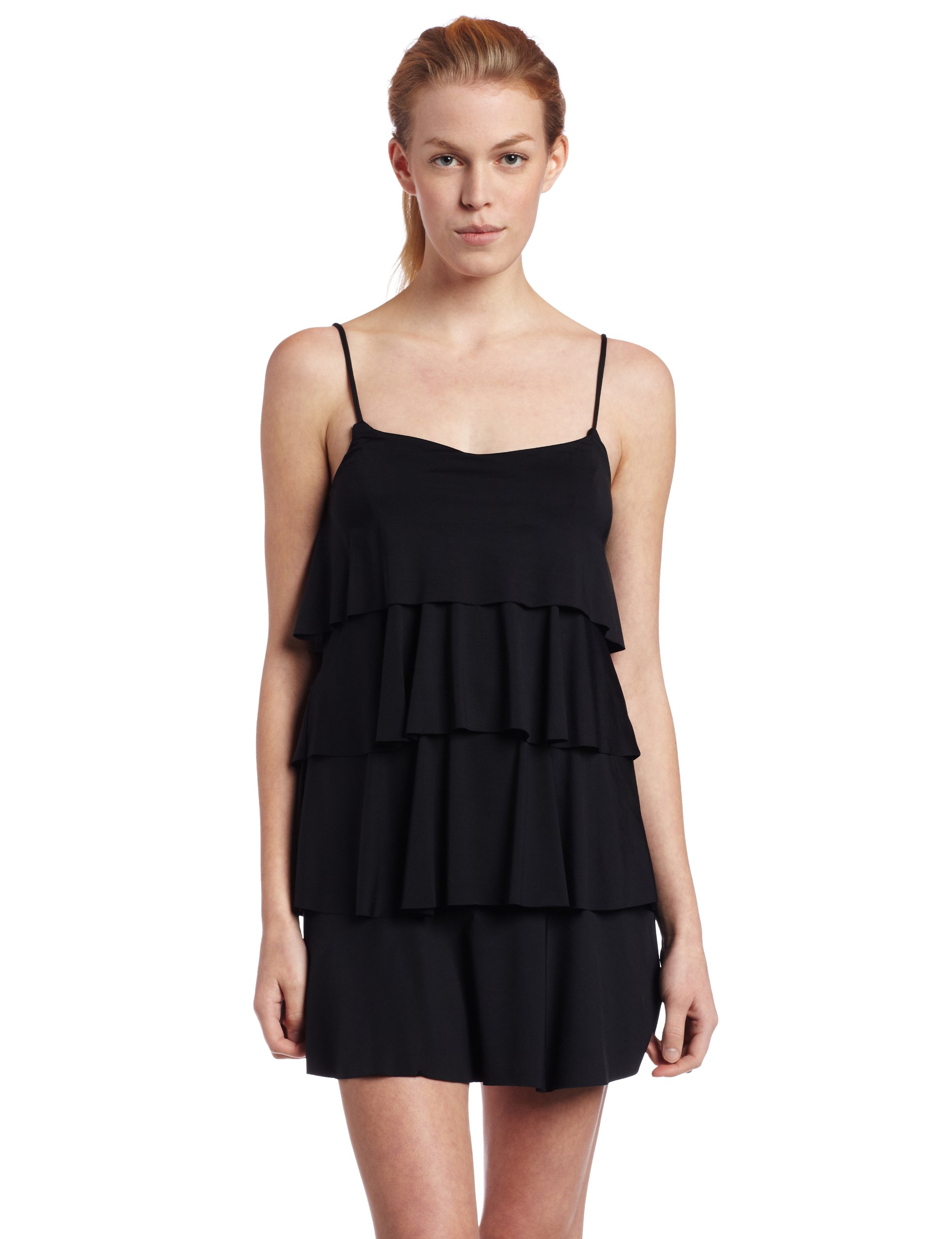 Sofia by ViXWomens Ruffle Dress Cover Up