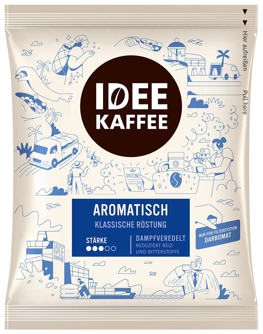 Darboven Idee Kaffee Classic (halbe Kanne) 60 x 35g Pouch Filterbeutel