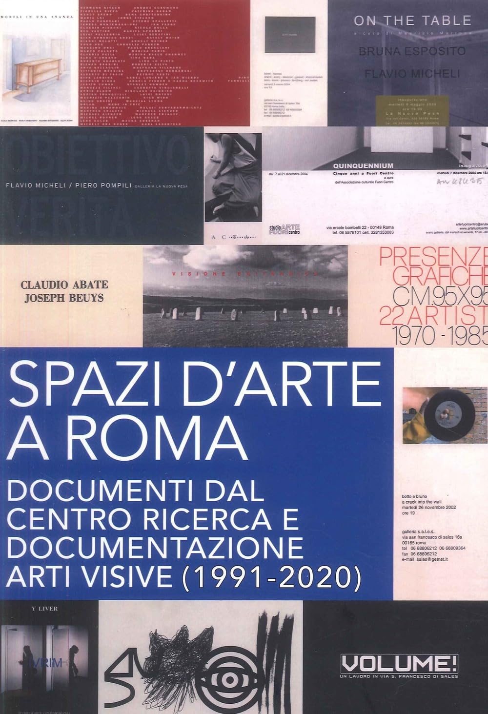 Art visuel Rome 1991-2020 les archives essentielles pour vos études et mémoires