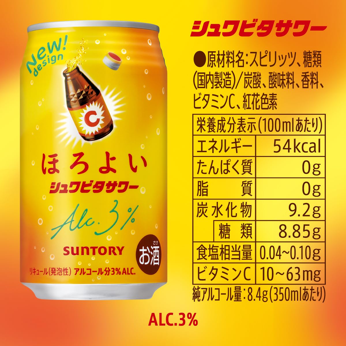 ほろよい シュワビタサワー 新発売 350ml×24本