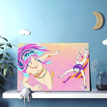 Amazon.co.jp: Facdem うる星やつら アートパネル アニメ アート