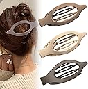 Flat Hair Clips for Women, Flat Claw Clips & Duckbill Hair Clips for Thick or Thin Hair, No-Slip Grip Hair Styling Accessories for Daily Use (Multicolor-C)