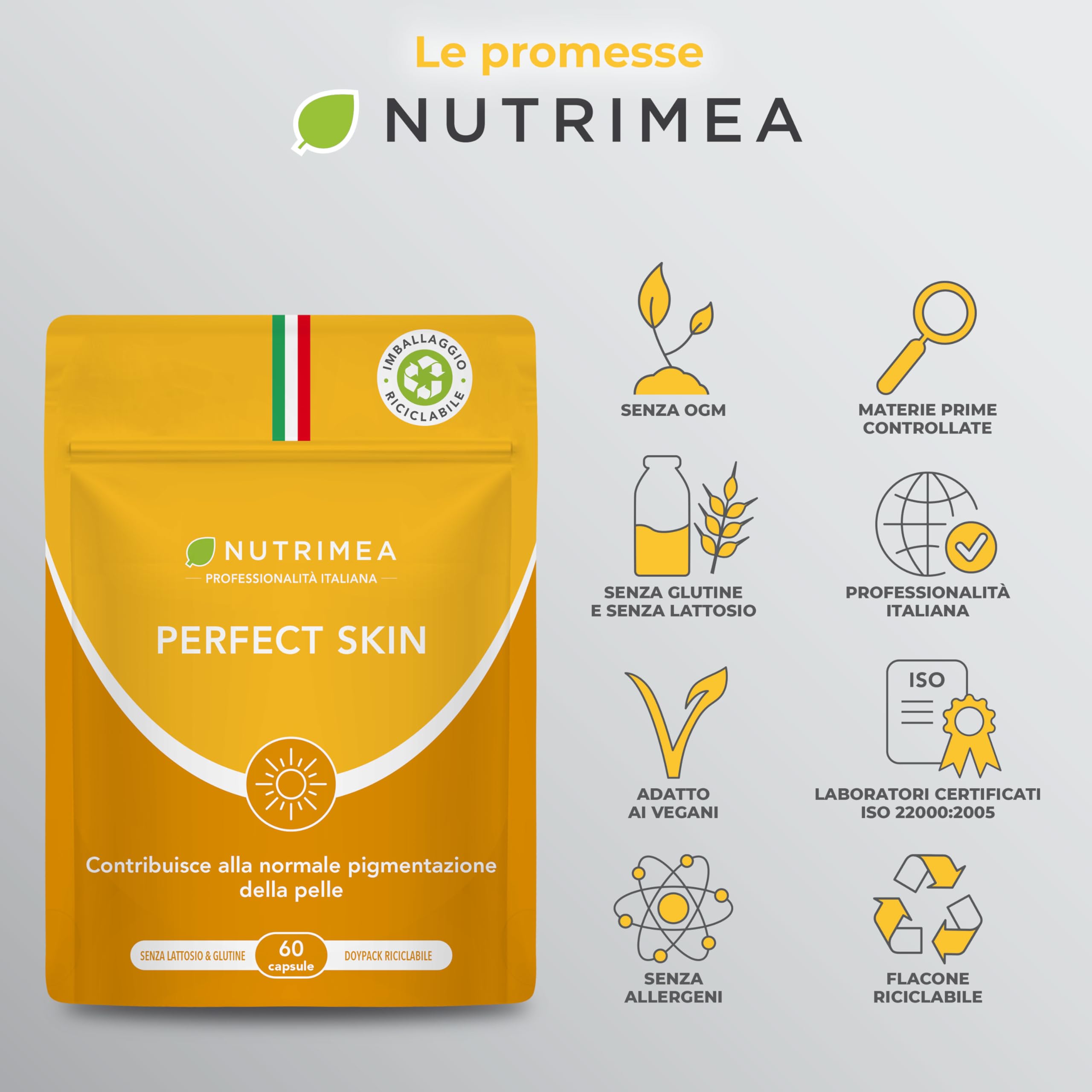 Pack Abbronzatura & Bellezza | Biotina + Perfect Skin | Pelle, Capelli e Unghie | Nutrimea