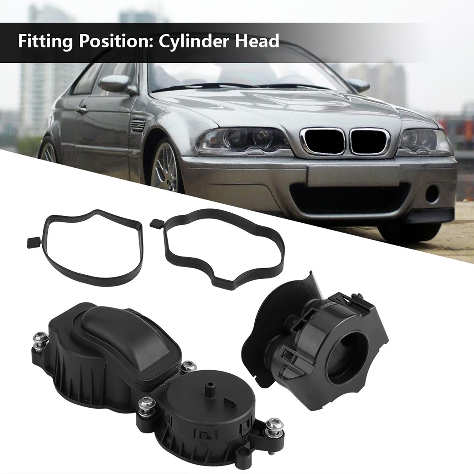 Séeur Huile E46,Séeur d'huile de reniflard soupape carter s'adapte pour les es automatues E46 E60 E61 E65 E66 X3 11127799225 deshuileur m57,deshuileur x5 e53,deshuileur 530d e60,de