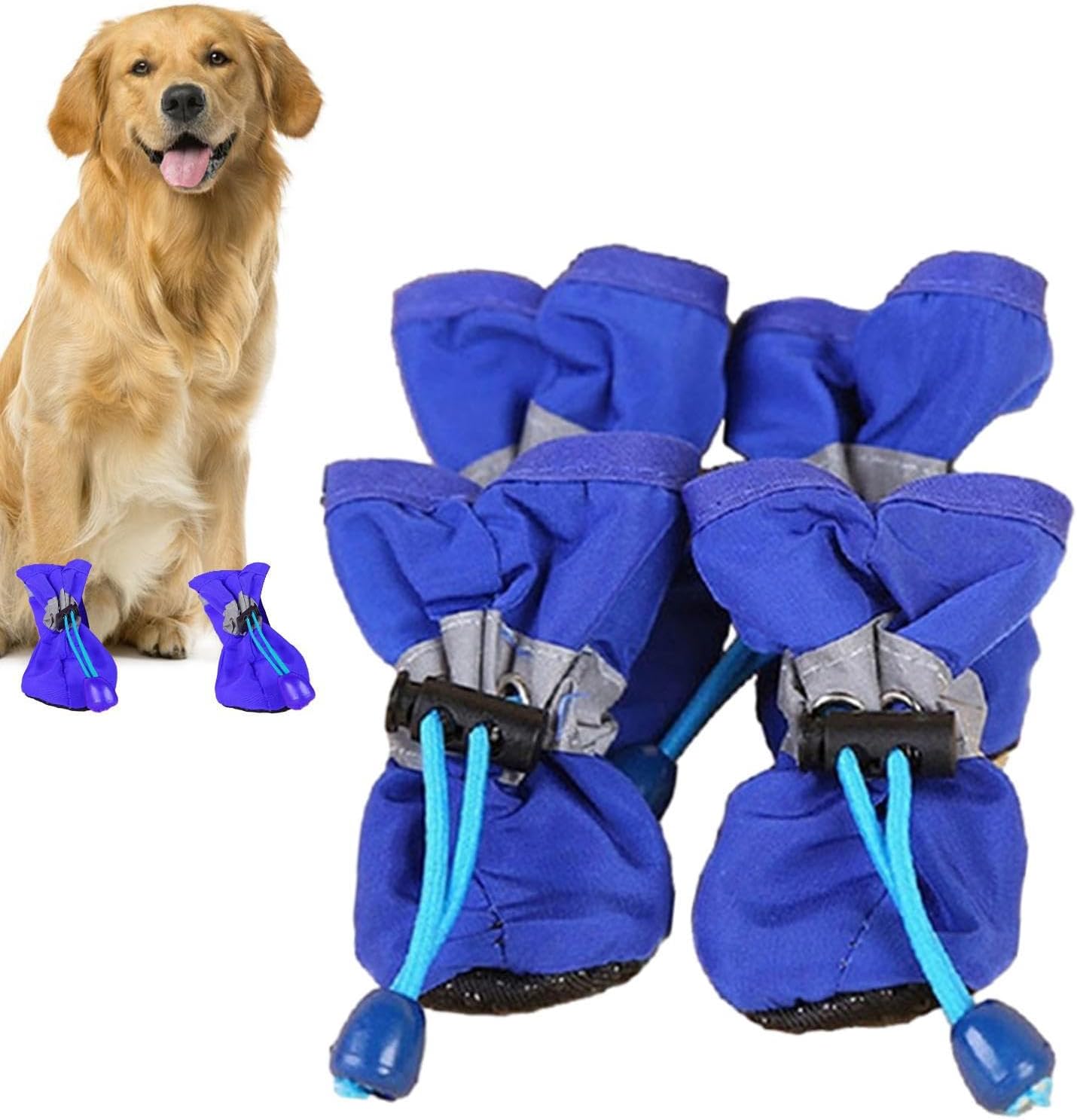 BBAUER Dog Boots Pet Shoes for Hot Pavement Soft Dog Paw Protector