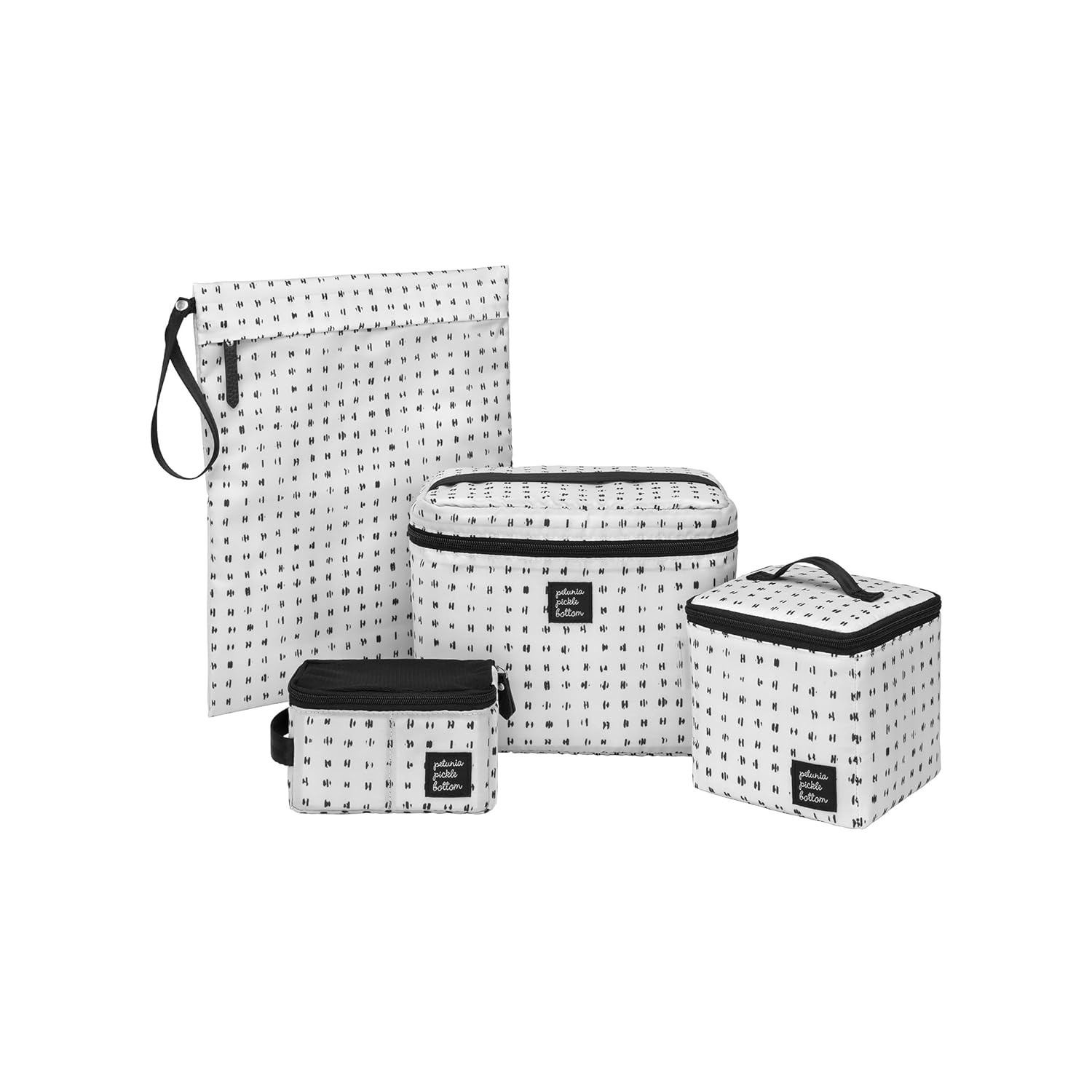 Petunia Pickle Bottom Prompt Pump Kit, Four Piece Set, Stores Pump Parts, 4 Bottles & Accessories, Keeps On-the-Go Parents Organized, Easy to Store for Everyday & Travel (Quill)