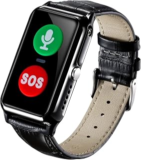 TPARIS 4G Elderly Smart Bracelet, Fall Detection Smart Watch, Personal Alarm with Emergency Assist Button, Geo Fence, Sleep Detection, for Kids, Teen, Autism, Special Needs, Elderly, Dementia