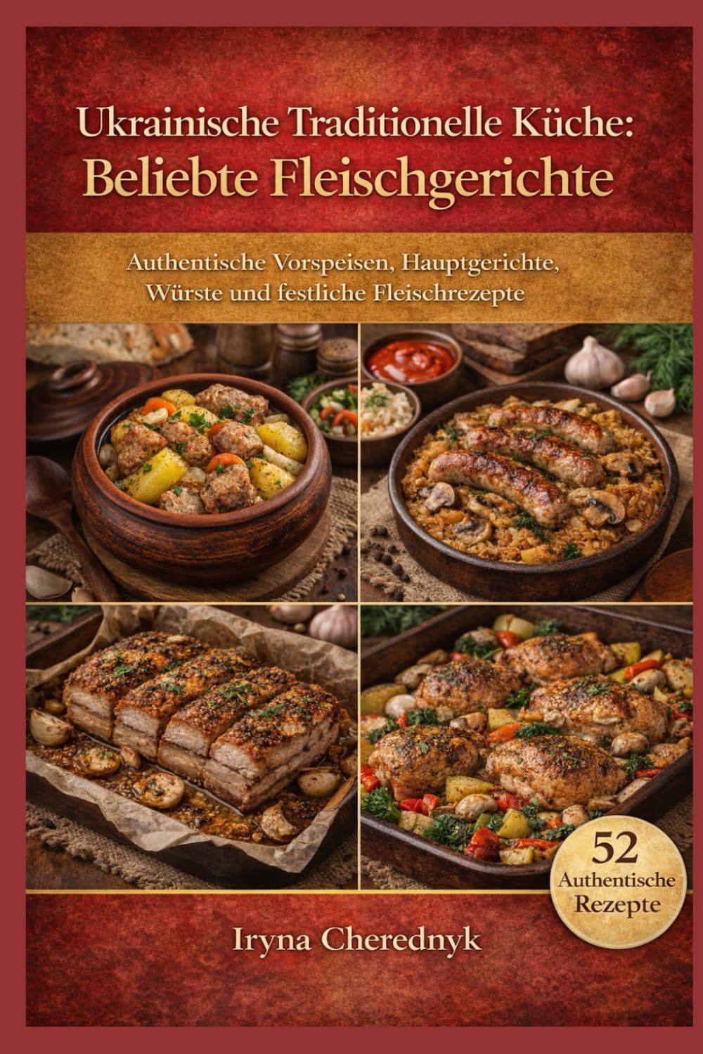 Ukrainische Traditionelle Küche: Beliebte Fleischgerichte: Authentische Vorspeisen, Hauptgerichte, Würste und festliche Fleischrezepte
