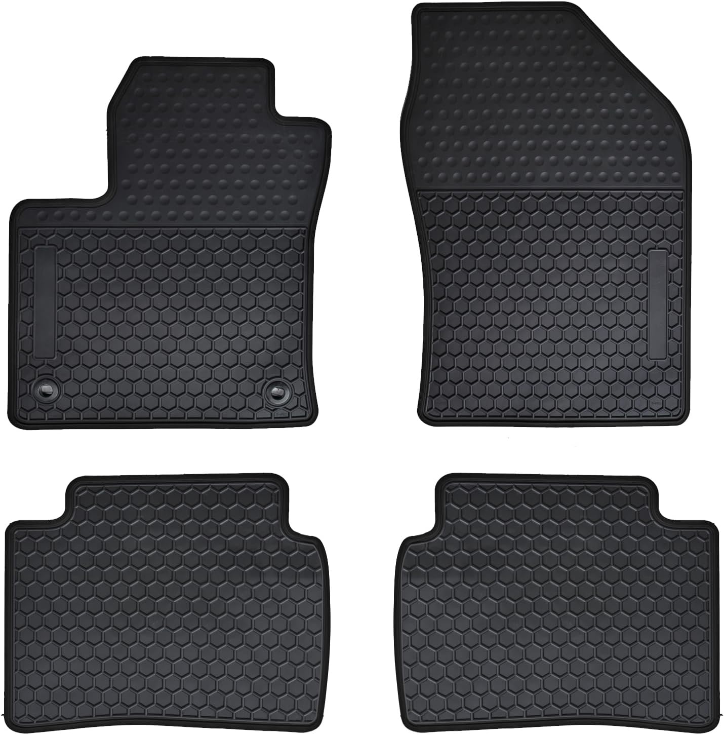 Car Floor Mats Custom Fit for Toyota Prius 2016 2017 2018 2019 2020 2021 2022/2017-2022 Toyota Prius Prime Odorless Washable Heavy Duty Rubber (All Weather) Floor Liners Set Black Black PRIUS 2016-2022