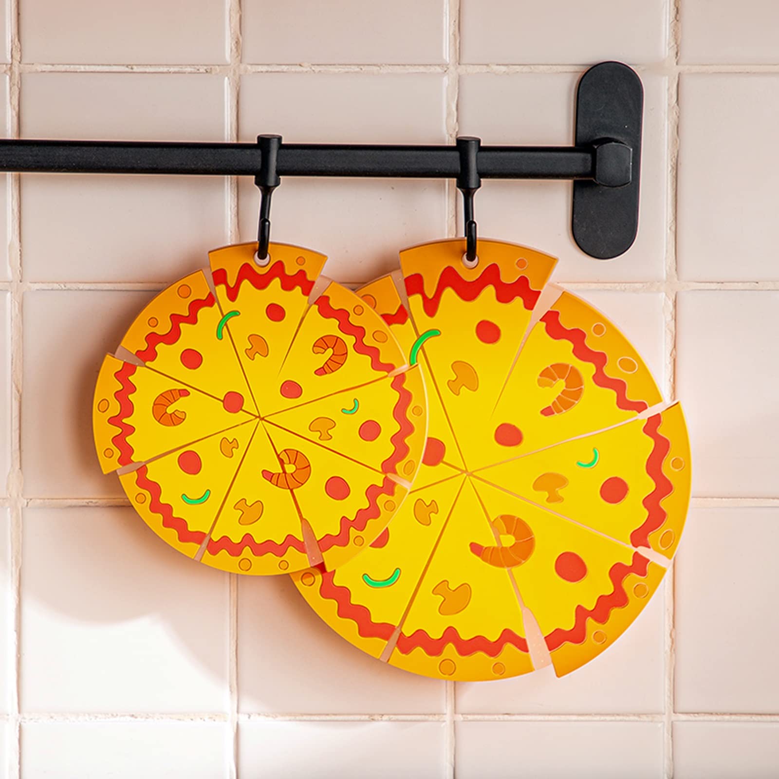 TOMYEUS Podstawki pod napoje zagęszczona podkładka do pizzy podkładka PVC antypoślizgowa podkładka pod napoje sok podstawka nadaje się do domu i kawiarni podstawki na stolik kawowy (rozmiar: B)