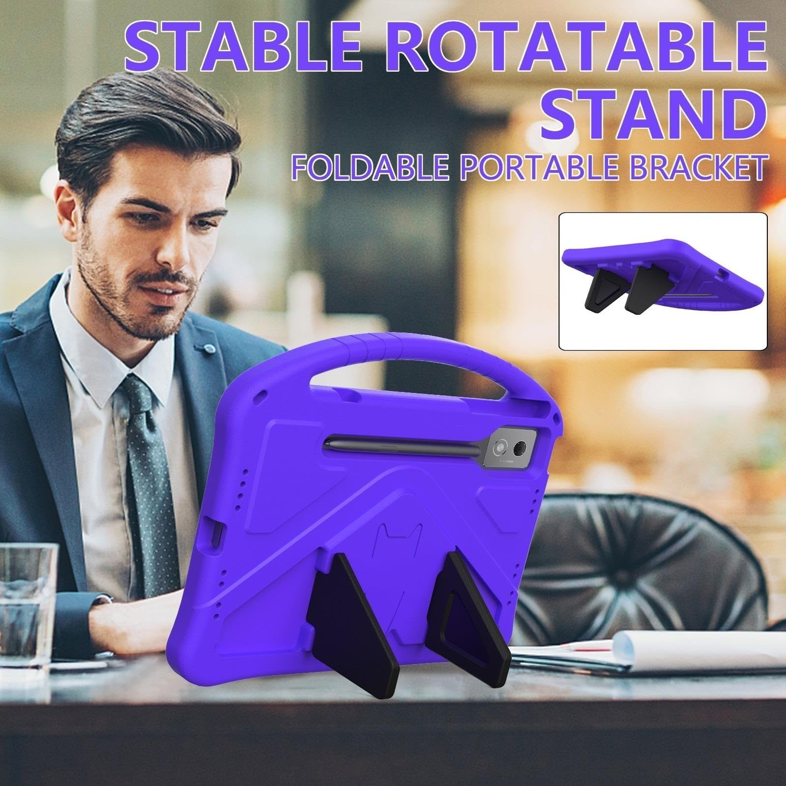 For Motorola Moto Pad 60 Pro 12.7(2025) Tablet Case W Shoulder Strap
