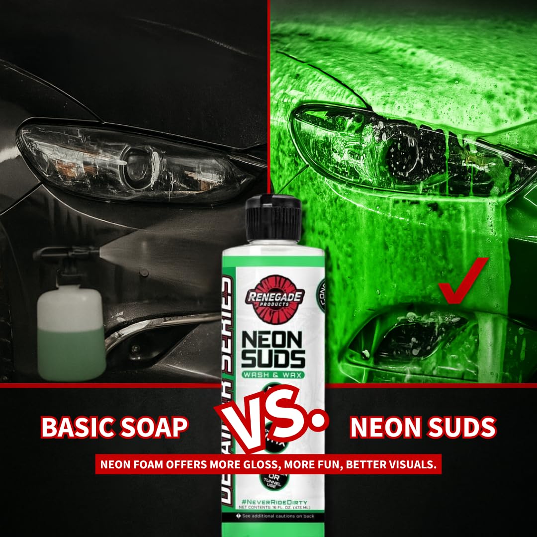 Amazon.com: Renegade Products USA | Neon Suds Colored Wash & Wax