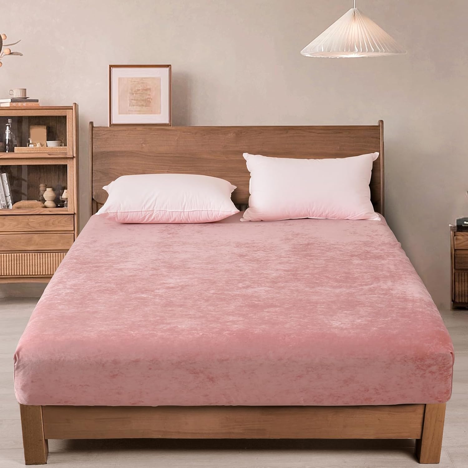 PHF Truly Velvet Fitted Sheet Full Size, 1 Pack Luxury