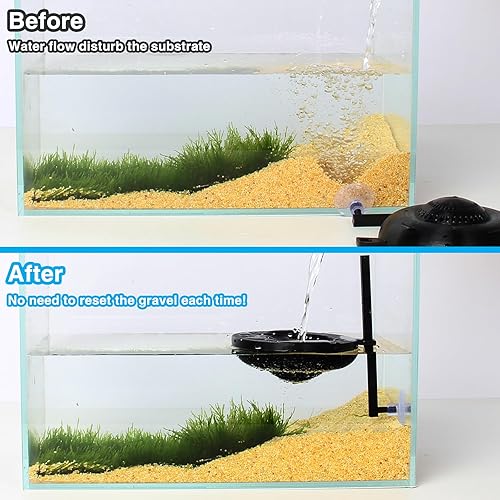 Miniatura 2 de Controlador de flujo de agua para tanque de peces Betta, difusor de vertido de cambio de agua para acuario, accesorios de llenado de agua de