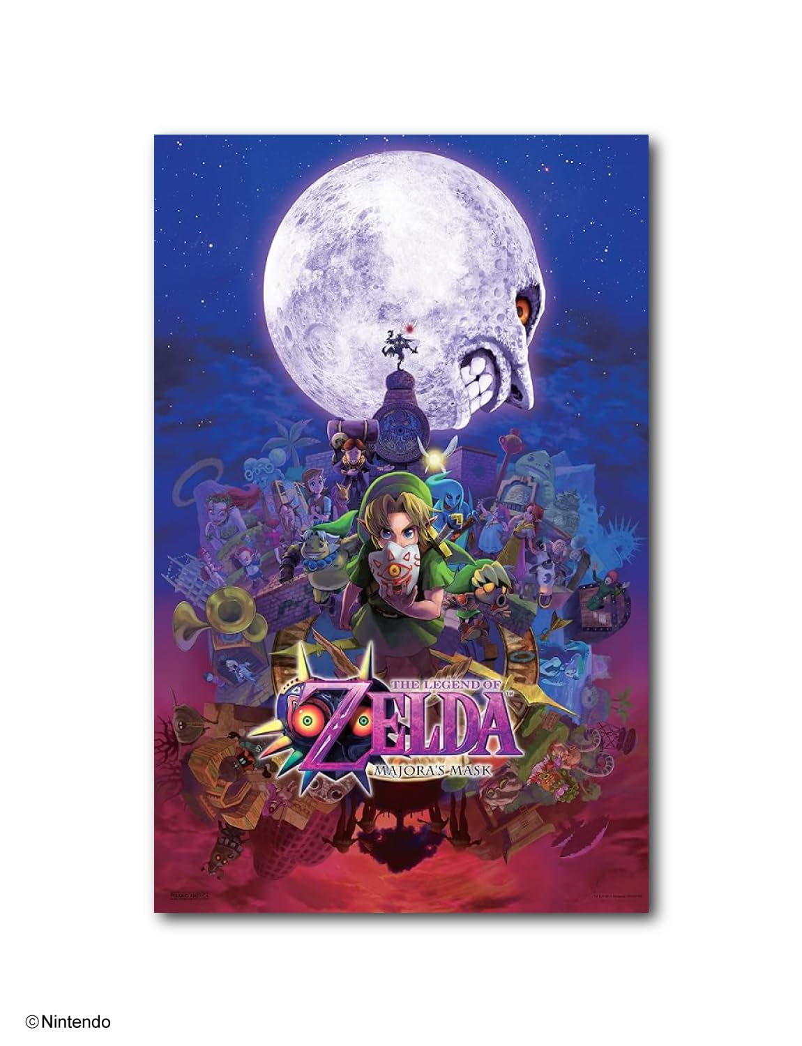 Pyramid America Zelda Poster - The Legend Of Zelda Majora's Mask Poster - 11 x 17 inch Perfect Zelda Wall Art for Game Room Decor - Bedroom & Living