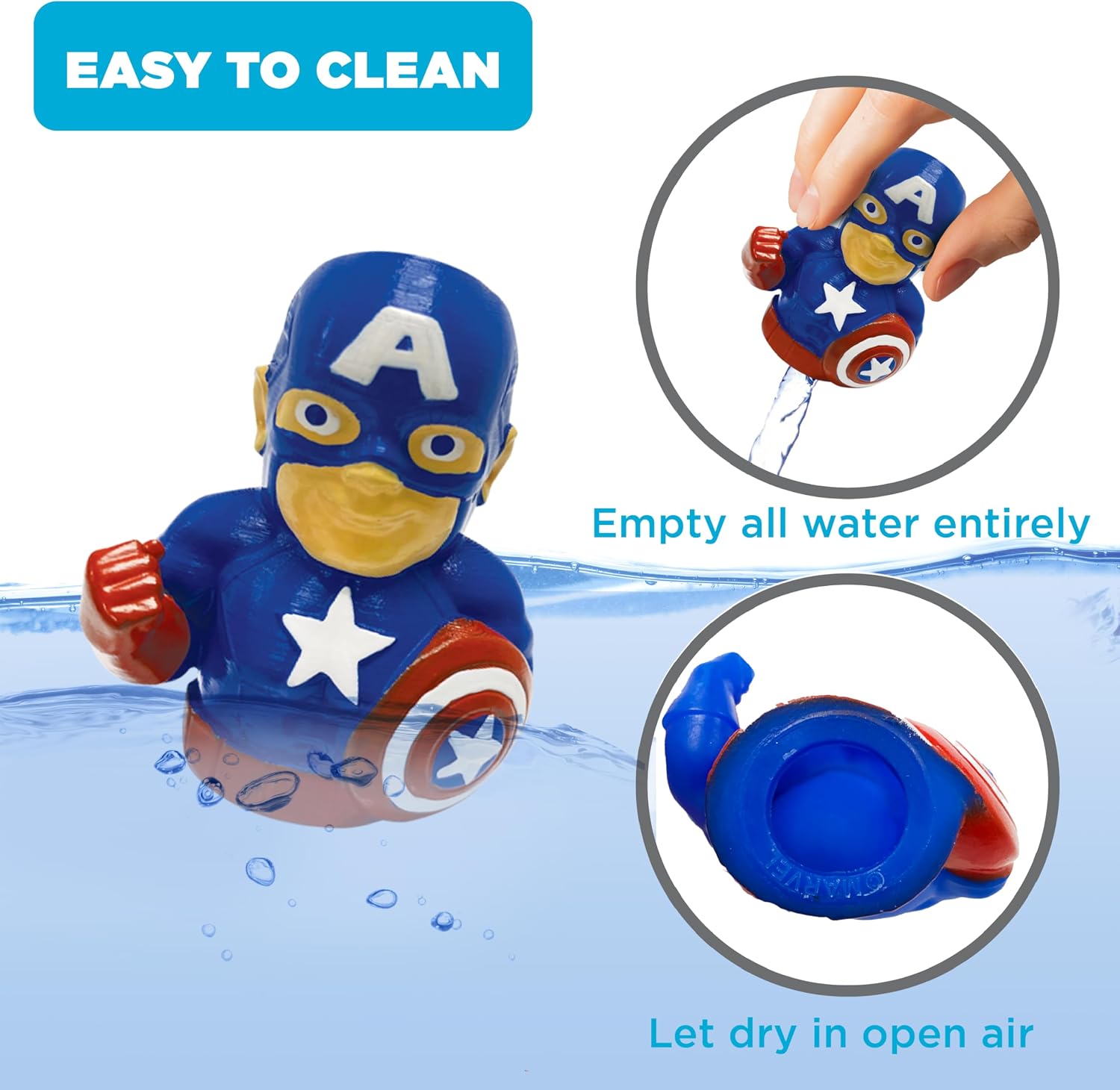 Marvel Avengers 10 Piece Finger Puppet Set - Educational Play, Party Favors, Bath and Pool Toys, Beach Fun, Playtime Activities image 4