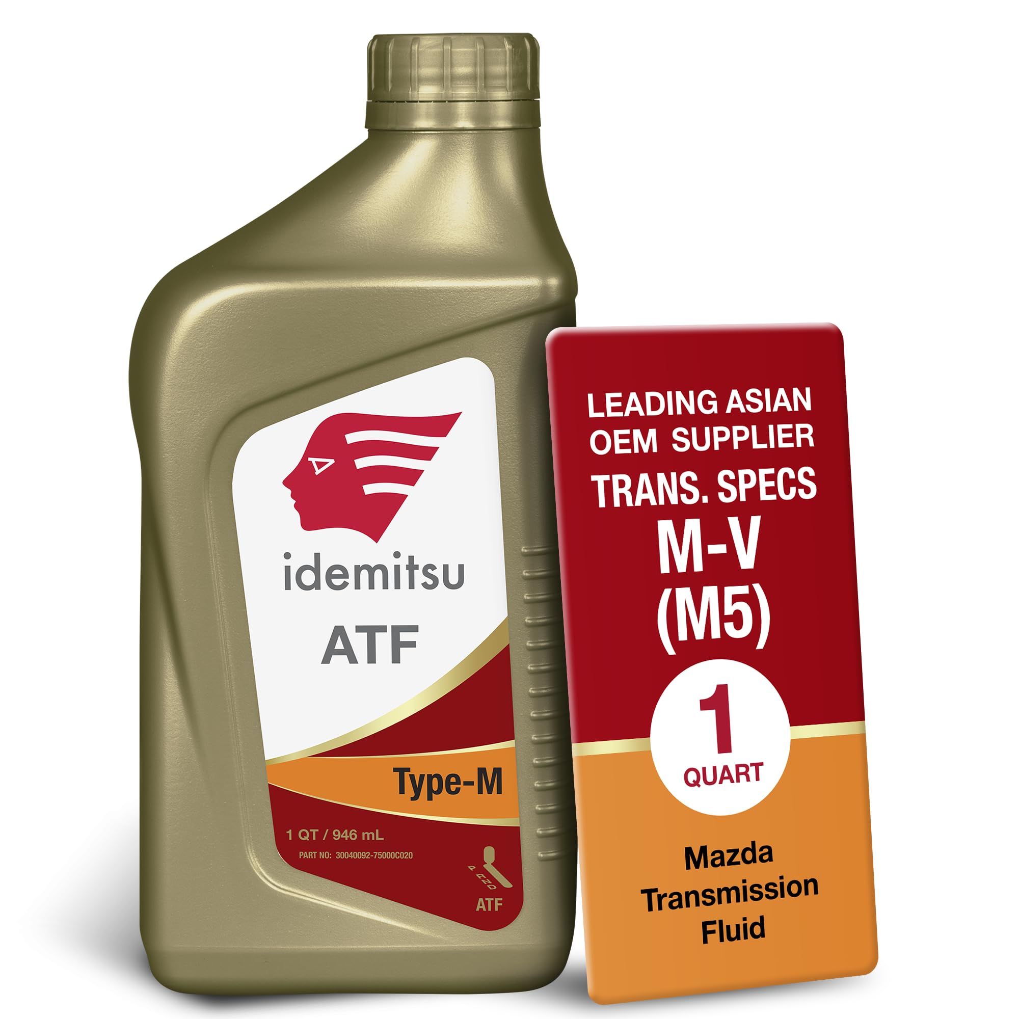 Idemitsu - 30040092-75000C020 ATF Type M (M3/M5) Automatic Transmission Fluid for Ford/Mazda - 1 Quart