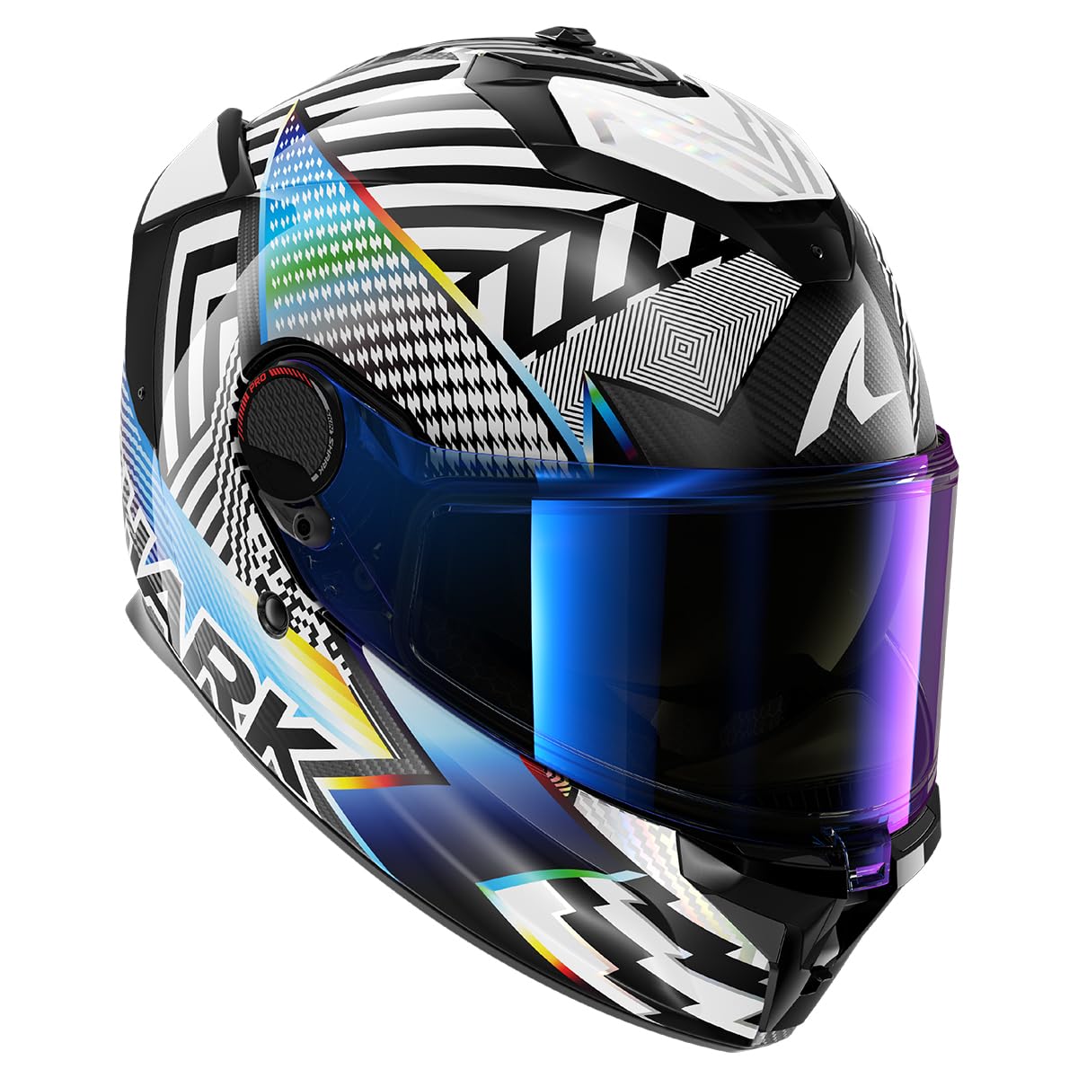 SHARK, Casco Moto Integrale SPARTAN GT PRO CARBON STHYR Carbon White Chrom DWU, M