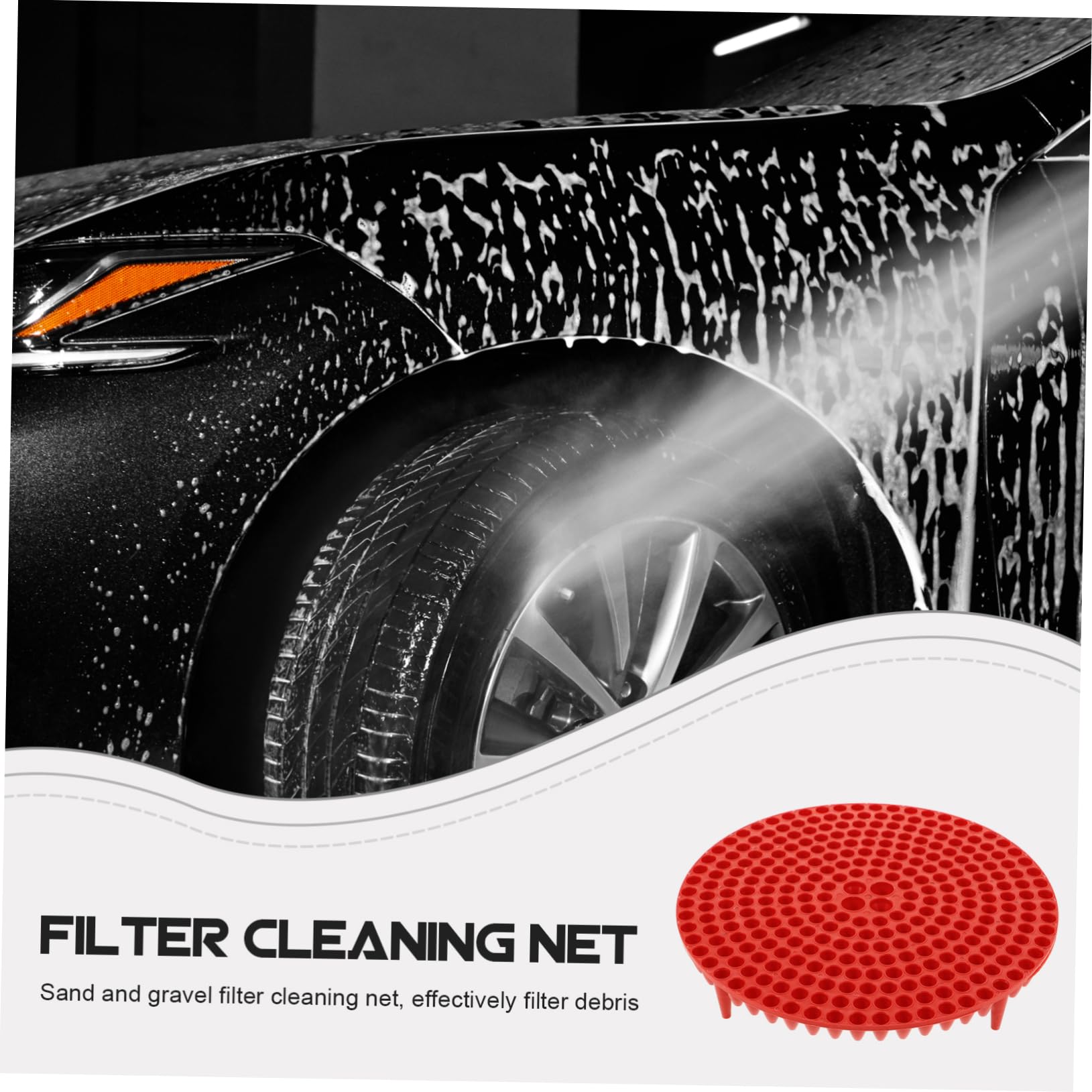 1paire Seau De Lavage Auto Avec Filtre Maille Pour Protection Les Débris De Accessoire Pour Lavage Et Propre