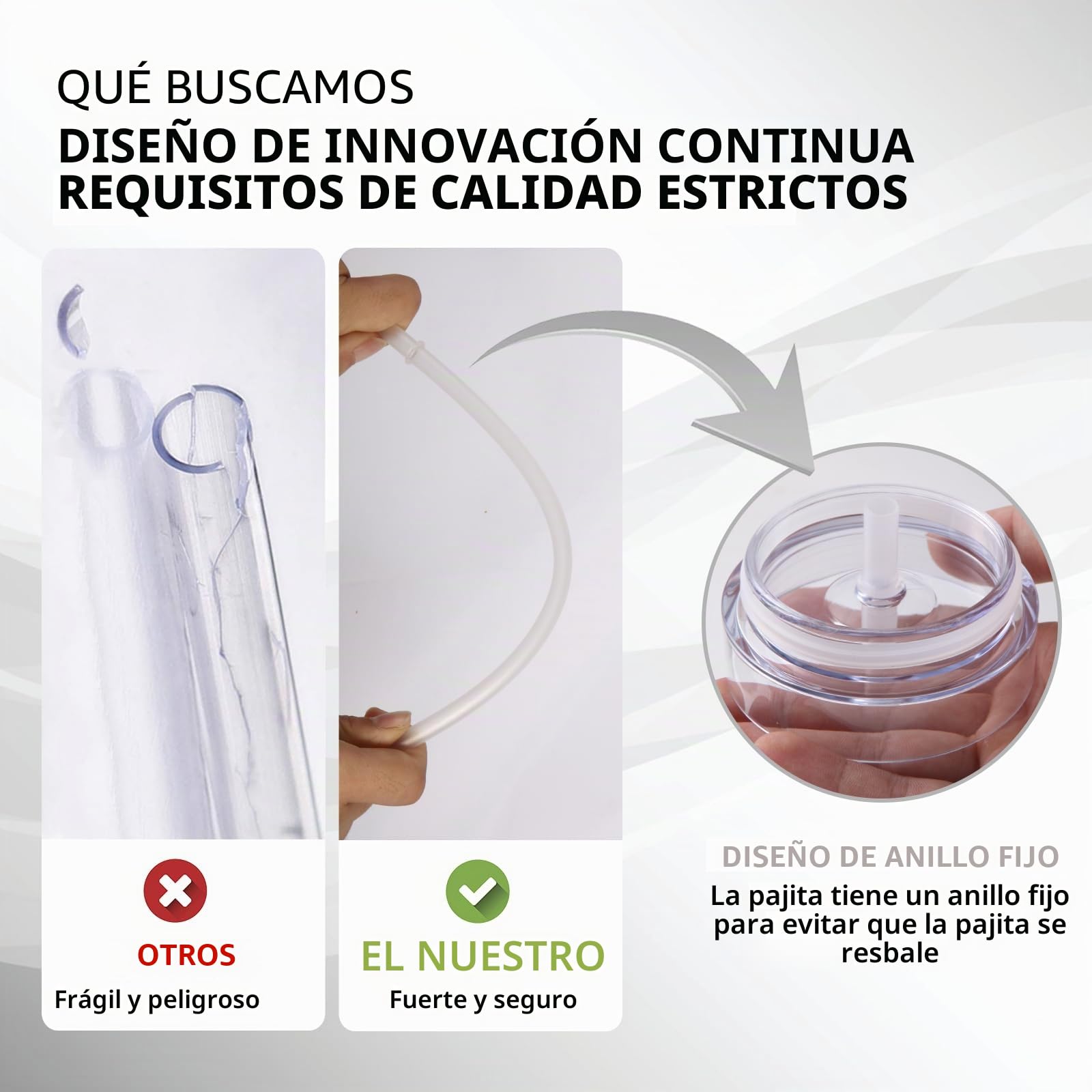 Volhoply Vasos delgados de plástico de 16 onzas, paquete de 10 unidades, vaso de doble pared con tapa y popote, tazas de café helado acrílico mate sin BPA con popote, taza reutilizable de 480 ml para