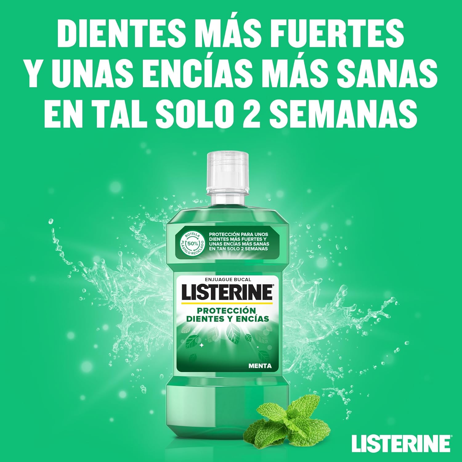 Enjuague bucal Listerine Protección Dientes y Encías 500ml por 4,74€ en compra recurrente  (compra 3 por el precio de 2)