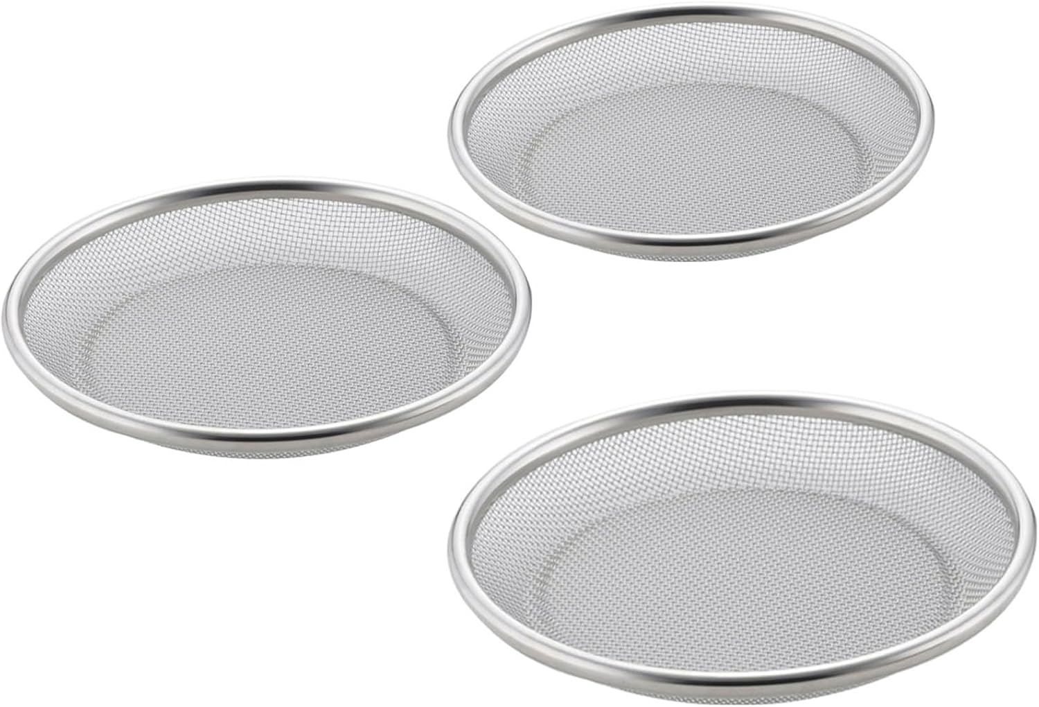 Shimomura 3-Piece Stainless Steel Colander Set, 6.3 x 0.9 inches (16 x 2.2 cm), Made in Japan, Dishwasher Safe