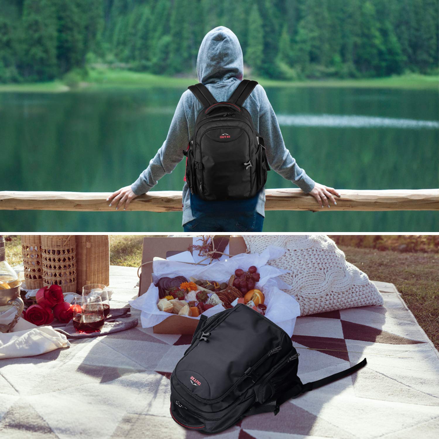 Zaino Frigo 22L Termico OUTXE per Campeggio Picnic Trekking
