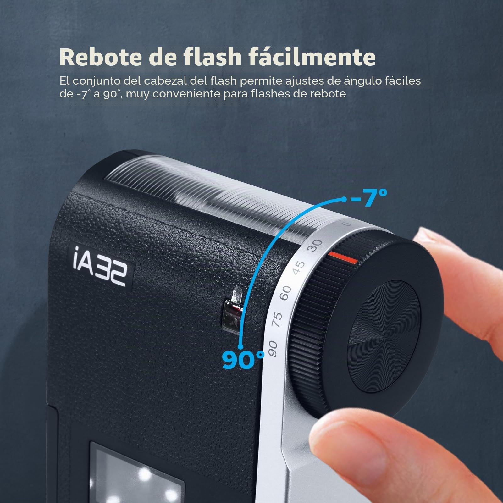 Godox iA32 Mini Flash de Cámara,8 Niveles de Potencia (1/128~1/1)