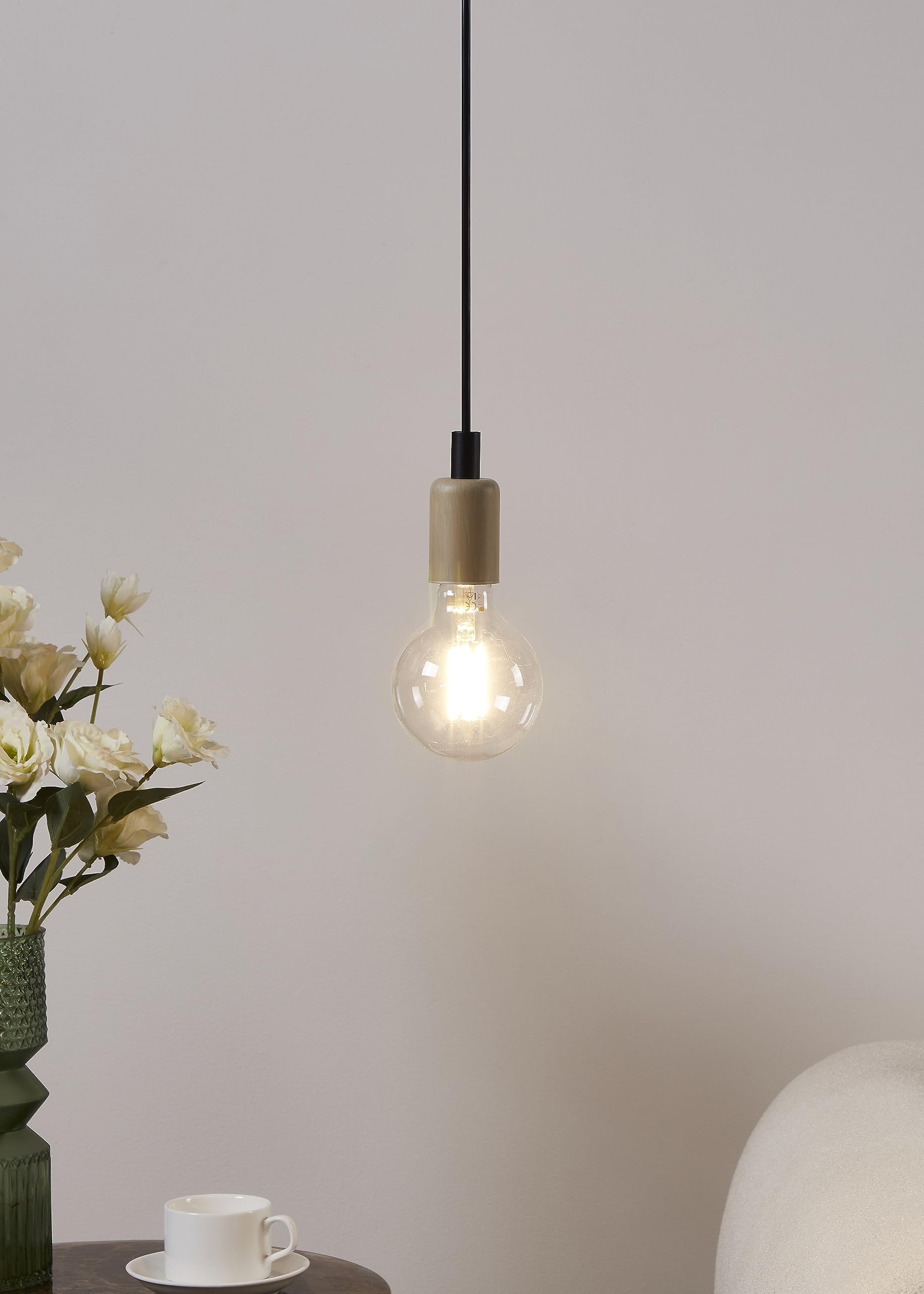 Eglo E27 LED dimmerabile, lampadina classica a globo, illuminazione (Confezione da 3)