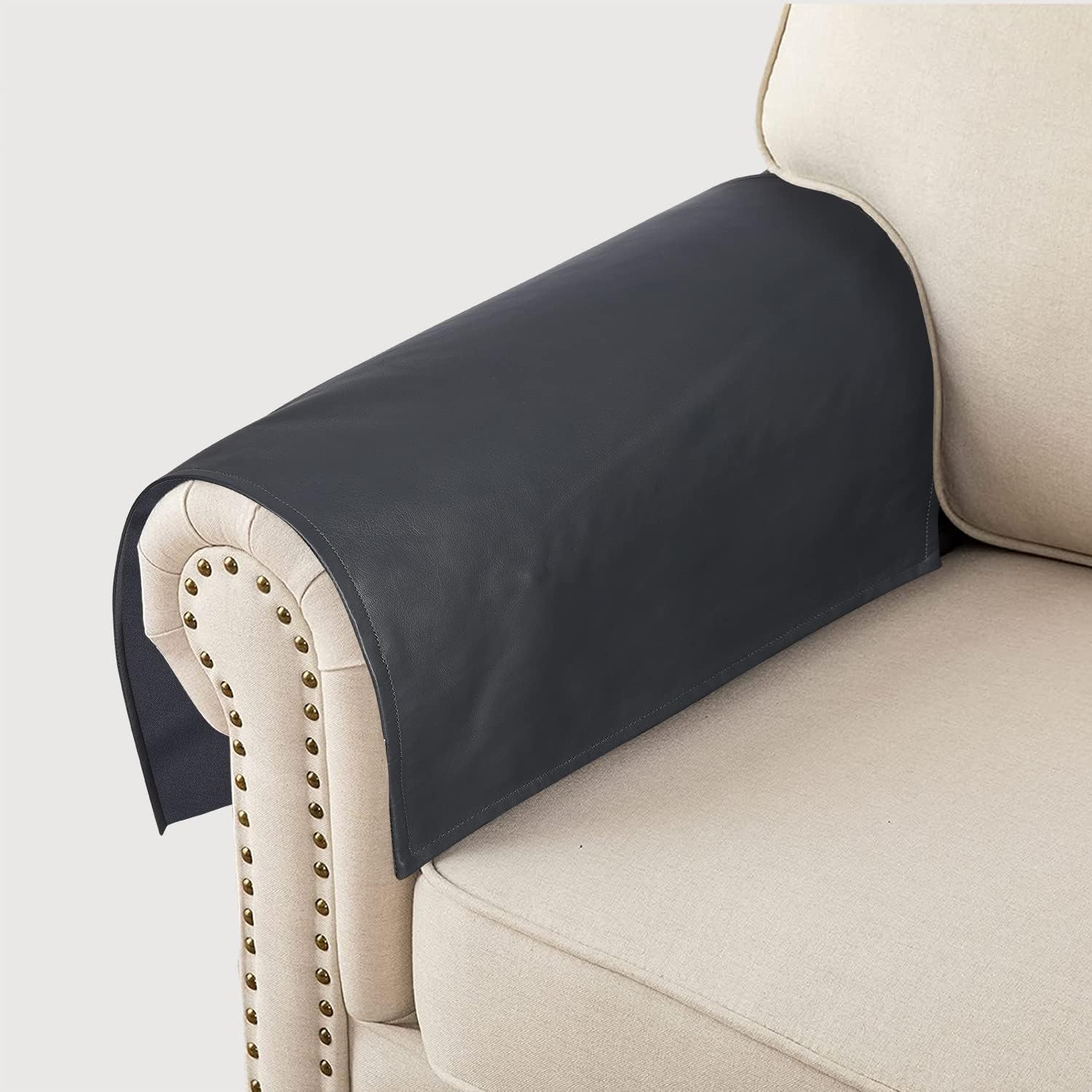 LL LEATHER LOVERS レザーリクライニングチェアヘッドレストカバー - ソファ、ラブシート、家具プロテクター、スリップ