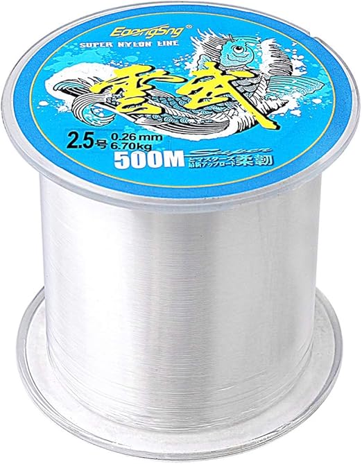 547 Yards Clear Fishing Line, Monofilament Fishing Wire Invisible Nylon Fish String for Hanging Decoration Balloon Garland
