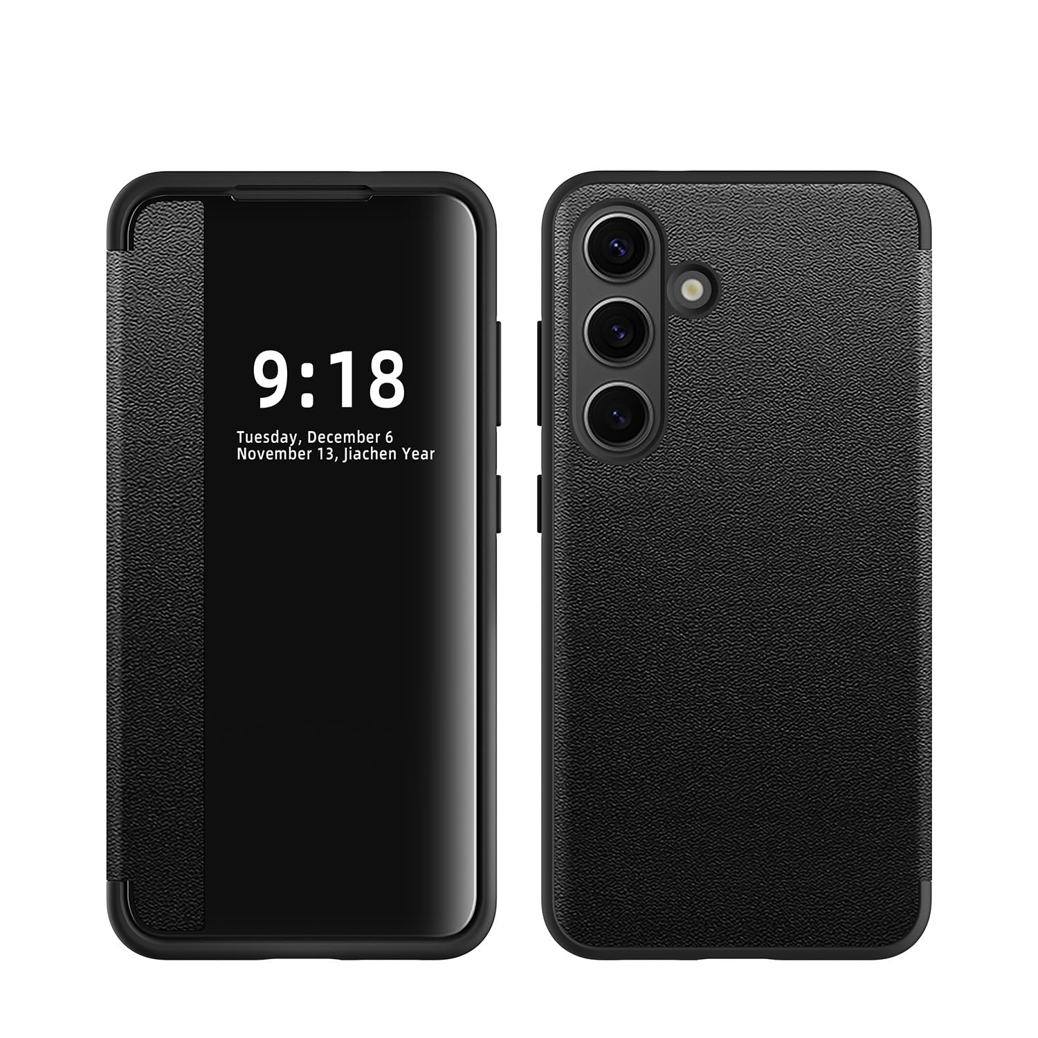 Étui Galaxy S25 à rabat magnétique avec fenêtre de visualisation - 8