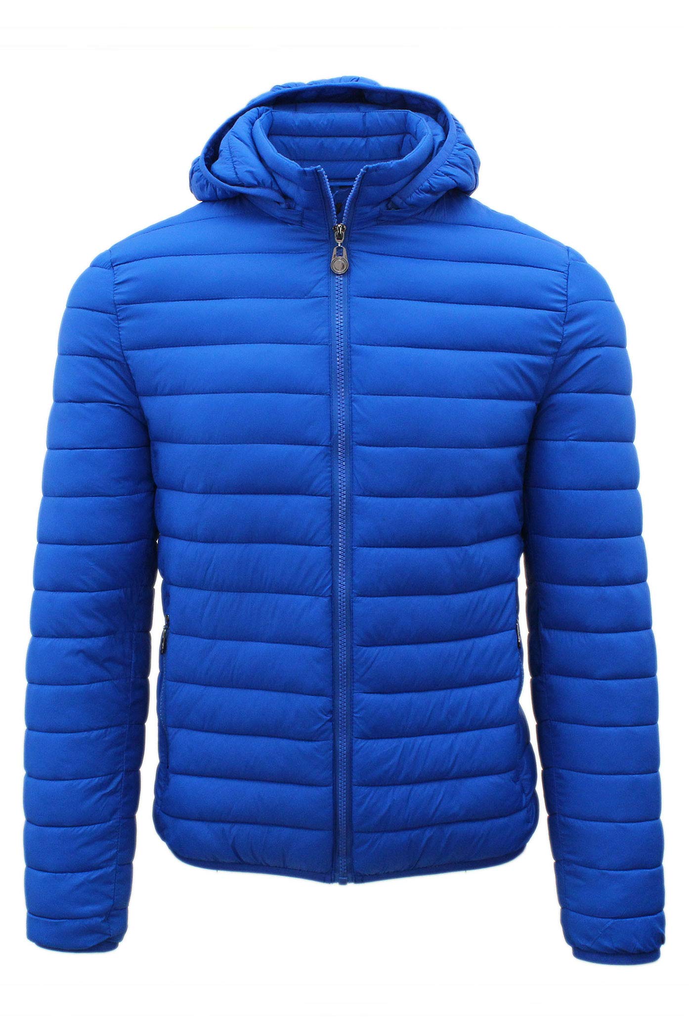 Ciabalù Piumino Uomo 100 Grammi con Cappuccio Removibile Giubbotto Mezza Stagione con Collo Alto Giacca con Vestibilità Slim Fit