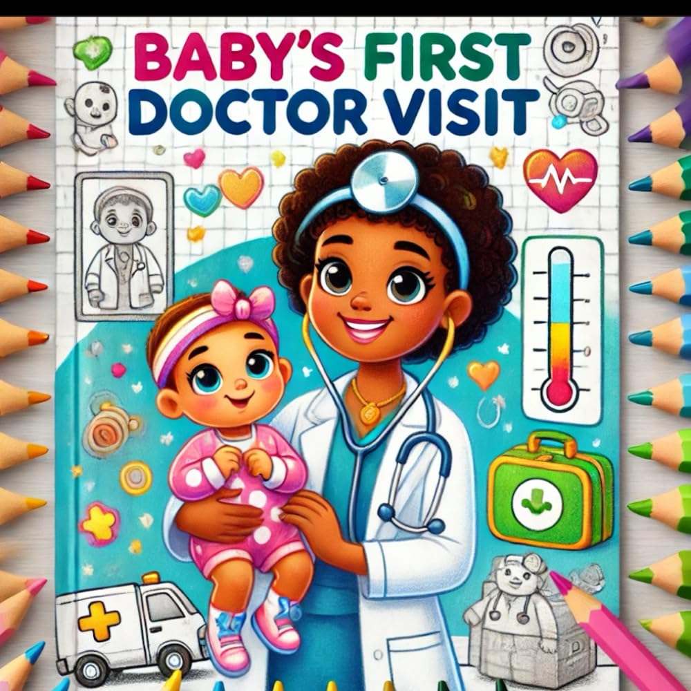Baby's First Doctor Visit Coloring Book: Ease your child's nerves about going to the doctor or ignite an interest in becoming a doctor with a fun, interactive coloring book!