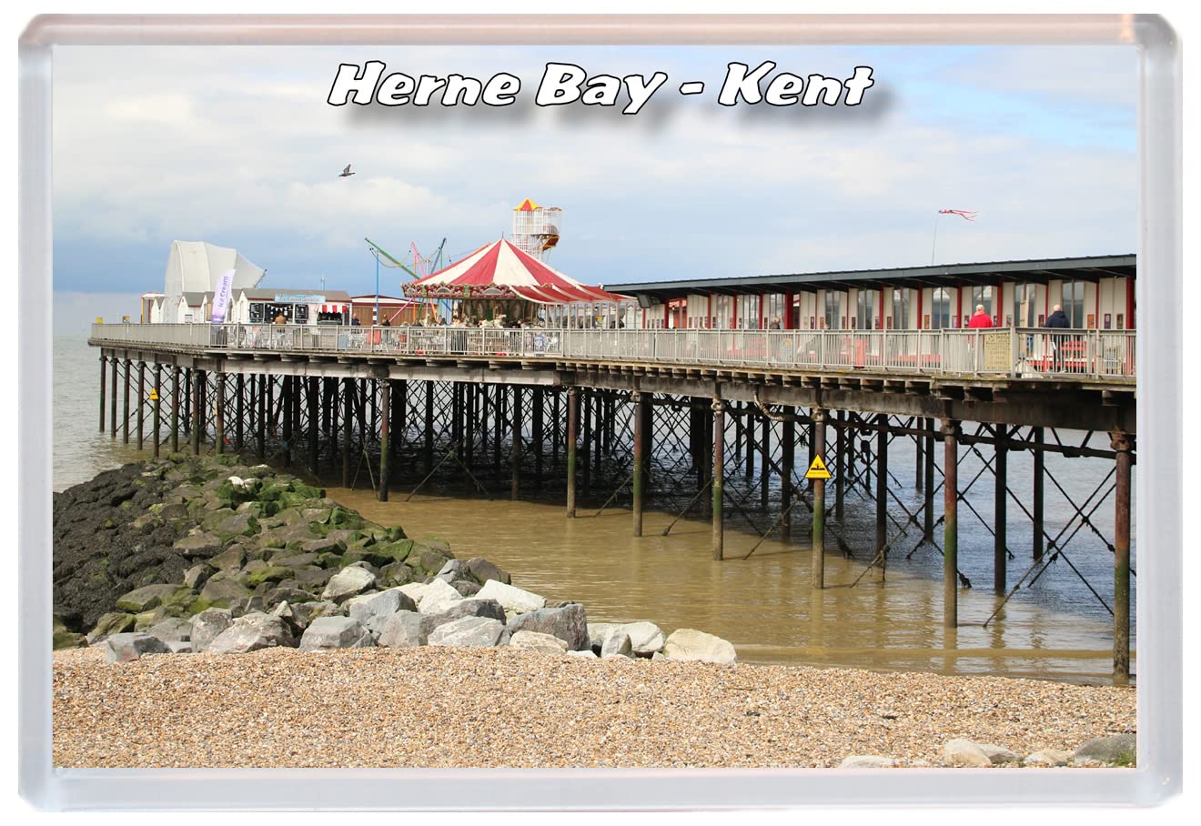 Herne Bay - Kent - 96 x 67mm Jumbo Fridge Magnet/Magnets BBSFHM647