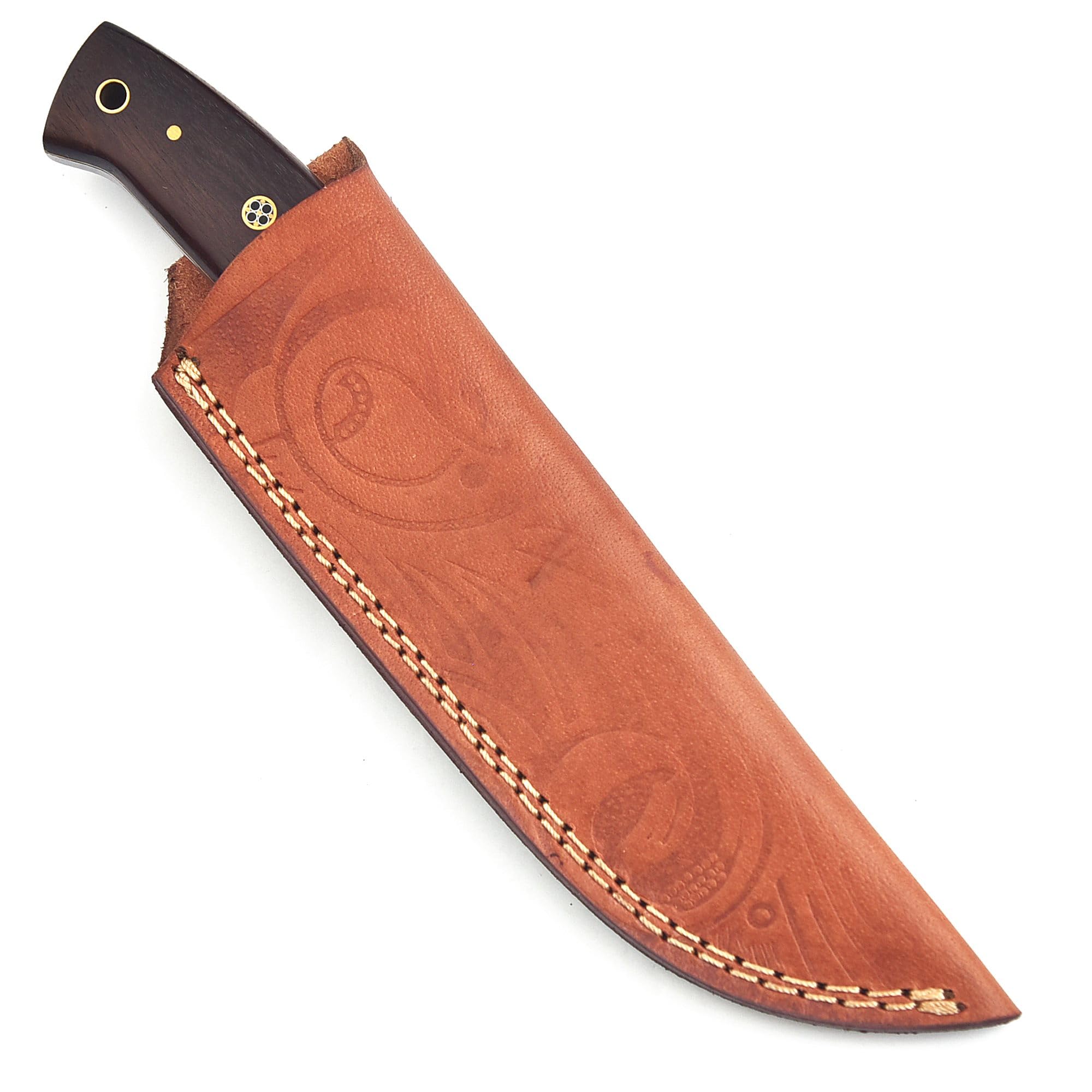 Damast Messer, sehr schönes Hand geschmiedetes Damast Jagd Messer MAQ5203