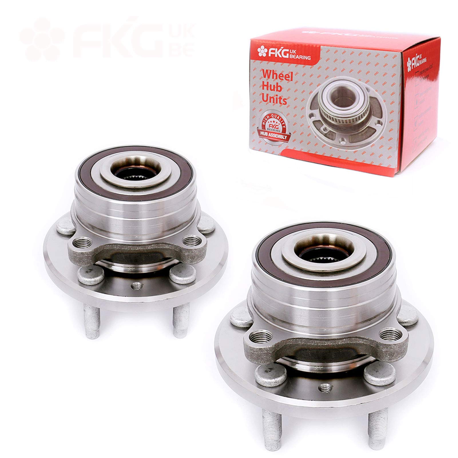 FKG 512460 Front or Rear Wheel Bearing Hub Assembly fit for 2011-2018 Explorer, 2013-2018 Police Interceptor Utility, Set of 2