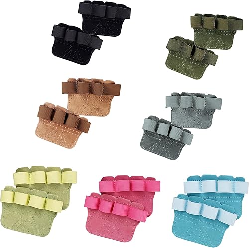 Miniatura 8 de Fitness Grip Pad Lifting Gloves Exercise Weight Lifting Grip Pad Training for Men Weightlifting Leather Palms Protectors